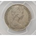 AUSTRALIA 1966 . TWENTY 20 CENTS COIN . VARIETY . WAVY 2